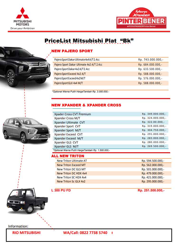 Daftar-harga-mobil-baru-passenger-di-dealer-mitsubishi-medan-ok